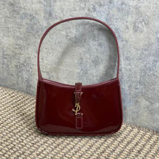 Y$L Wine Red Shoulder Bag